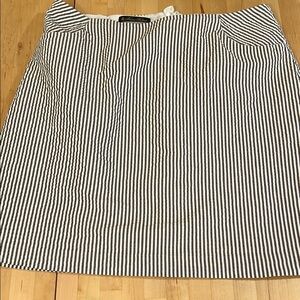 Brown seersucker Women's Skirt